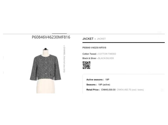 Chaquetas Chanel La Petite Veste Noire Multicolor - vista 3