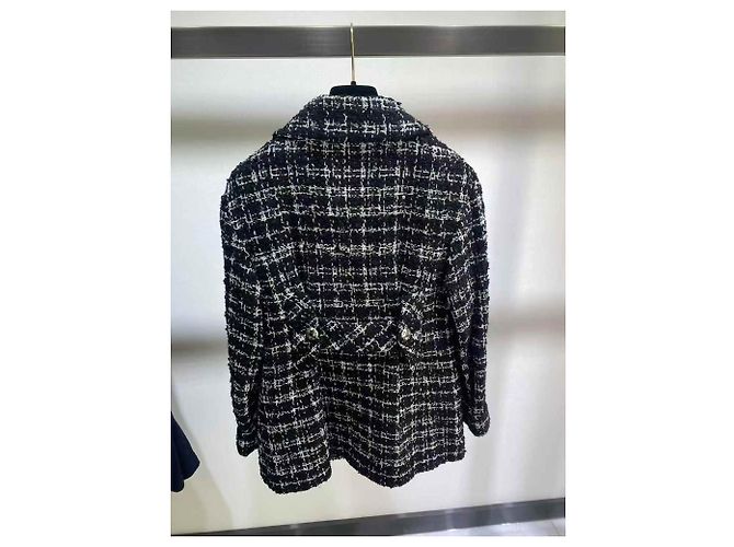 Abrigo Chanel de algodón mujer talla 40 Multicolor - vista 2