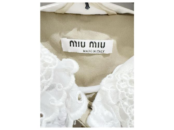 Gabardina de algodón Miu Miu Multicolor - vista 3