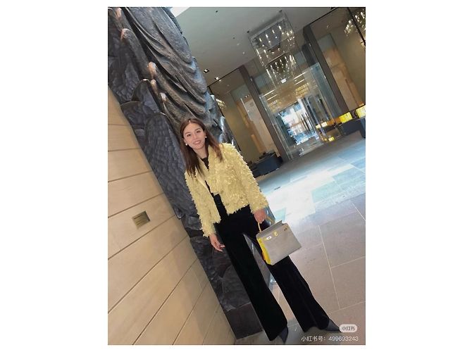 Chanel Tweed Jacke Gelb Größe 38 Mehrfarben - Ansicht 10