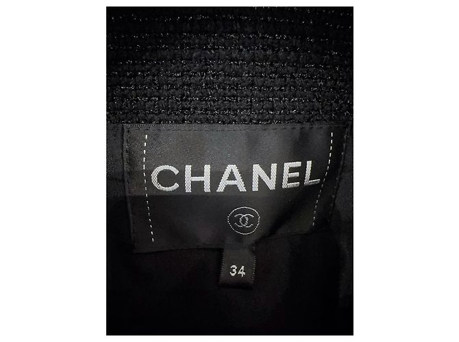 Giacca Chanel 21C in tweed nero Multicolore - vista 3