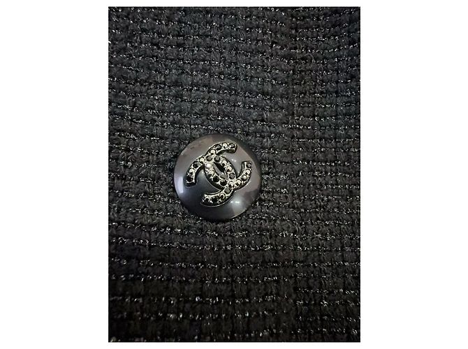 Giacca Chanel 21C in tweed nero Multicolore - vista 4