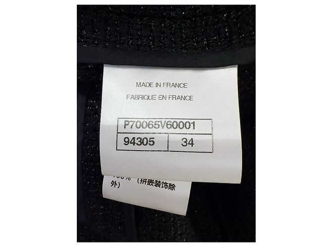 Giacca Chanel 21C in tweed nero Multicolore - vista 6