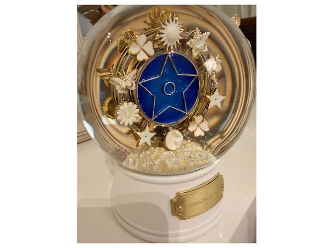 Christian Dior Étoile Bleue Paris 2025 Schneekugel Weiß Blau Golden - Ansicht 3