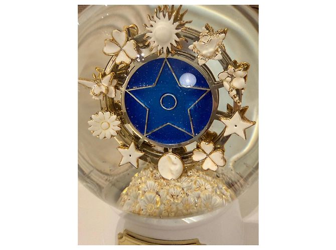 Christian Dior Étoile Bleue Paris 2025 Schneekugel Weiß Blau Golden - Ansicht 6