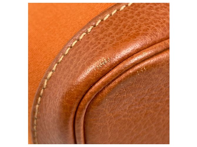 Hermès Borsa Tote Hermes Garden Party PM Arancione - vista 3