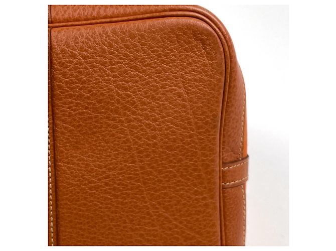 Hermès Borsa Tote Hermes Garden Party PM Arancione - vista 4