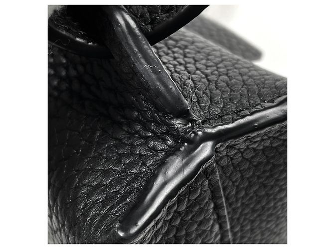 Loewe Anagram Leder-Umhängetasche Schwarz - Ansicht 4