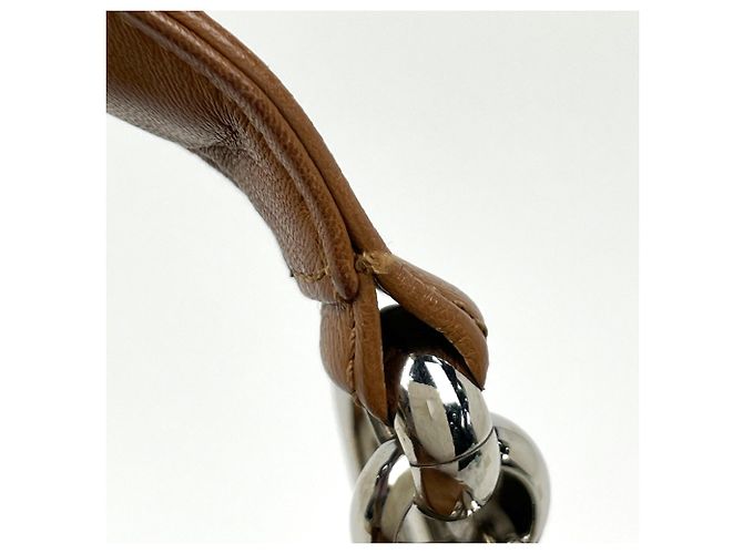 Loewe Schultertasche aus braunem Leder - Ansicht 6