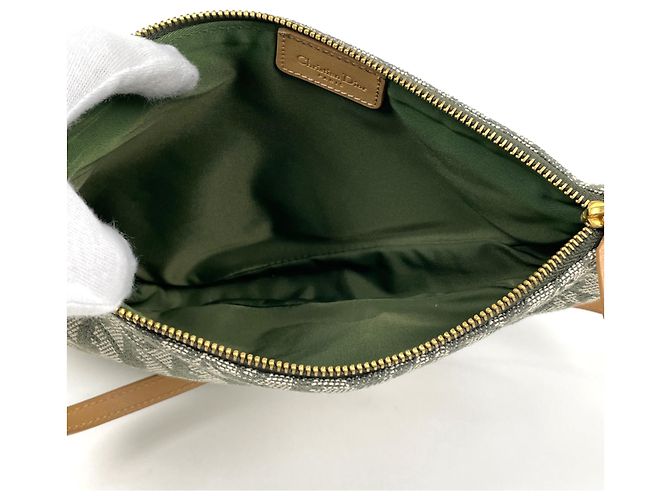 Christian Dior Trotter Saddle Bag Grün - Ansicht 10