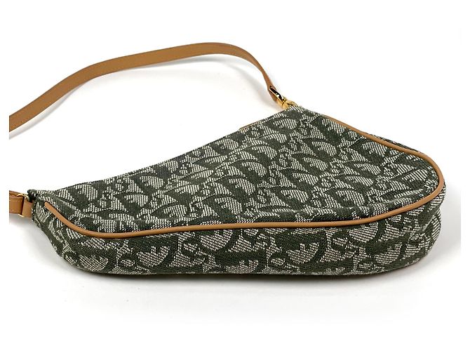 Christian Dior Trotter Saddle Bag Grün - Ansicht 2
