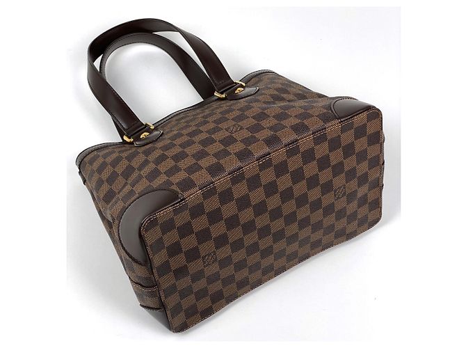 Bolso Tote Louis Vuitton Hampstead PM Castaño Damier ebene - vista 2
