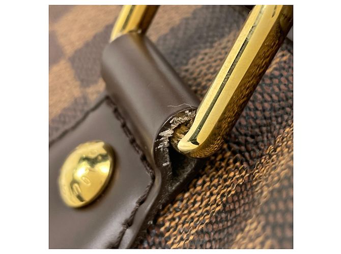 Bolso Tote Louis Vuitton Hampstead PM Castaño Damier ebene - vista 4