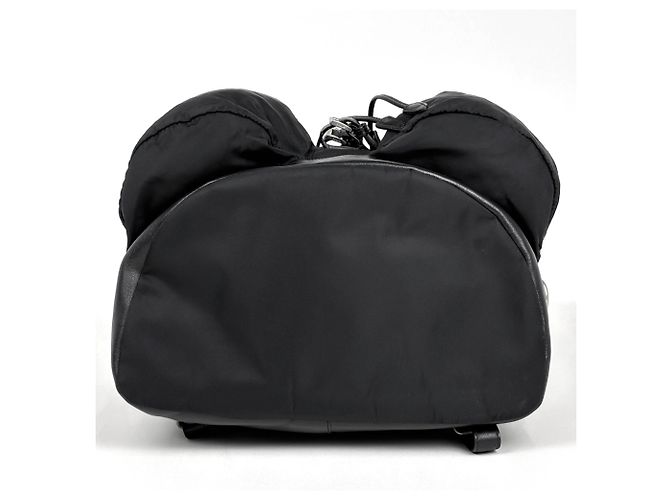 Zaino Prada con placca logo Nero - vista 3