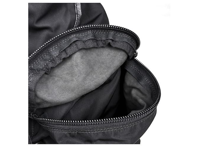 Zaino Prada con placca logo Nero - vista 6