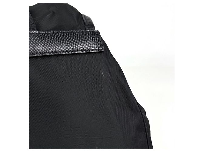 Zaino Prada con placca logo Nero - vista 7