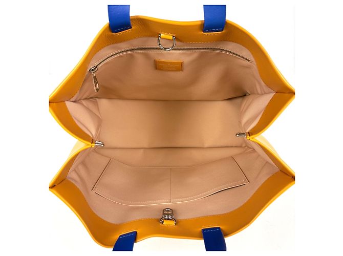 Louis Vuitton Saffron Leder Tote Bag Golden - Ansicht 7