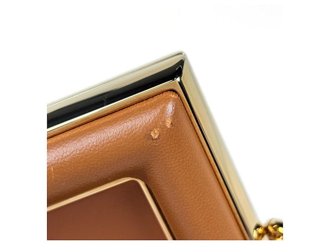 Borsa a tracolla Fendi in pelle marrone - Design 2WAY - vista 5