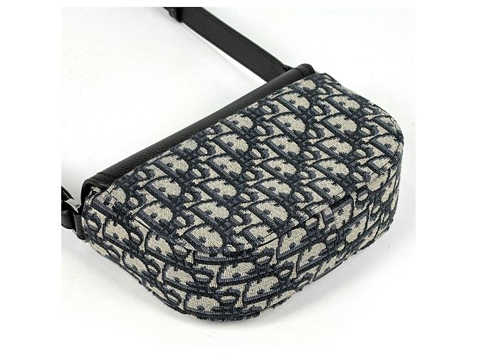 Sac Messager Christian Dior Trotter Noir Beige - vue 2