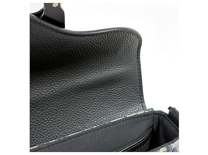 Sac Messager Christian Dior Trotter Noir Beige - vue 7