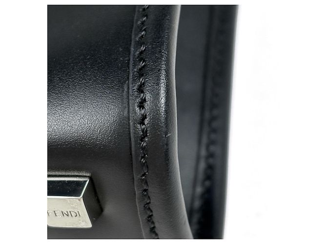 Borsa a mano Fendi Sunshine Shopper Mini Nero - vista 3