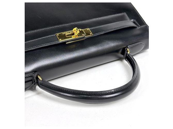 Hermès Borsa Hermes Kelly 32 Nero - vista 11