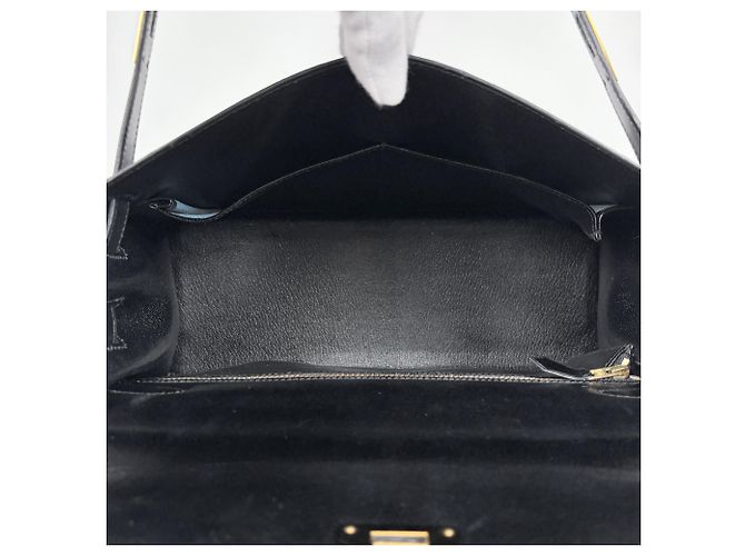 Hermès Borsa Hermes Kelly 32 Nero - vista 14