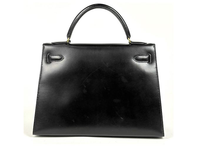 Hermès Borsa Hermes Kelly 32 Nero - vista 3