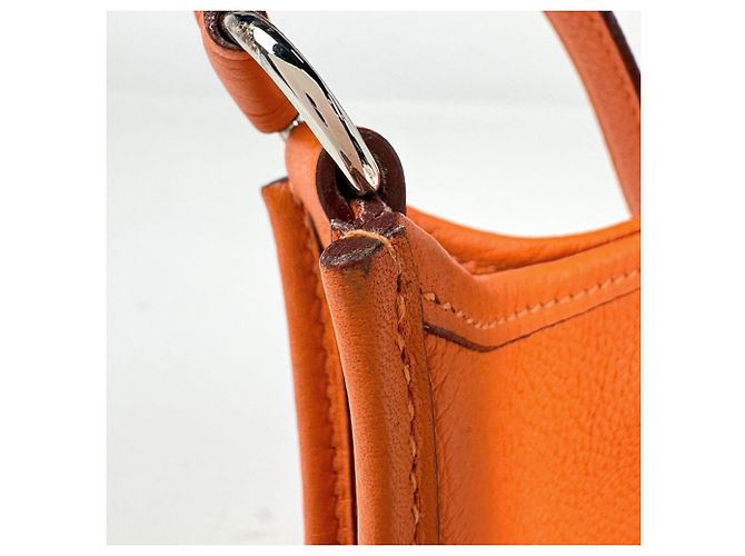Hermès Hermes Evelyne TPM Pochette Mini Bag Arancione - vista 4