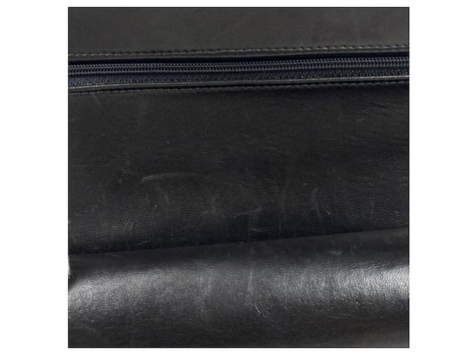 Borsa a tracolla Chanel Matelassé Coco Mark in pelle Nero - vista 8
