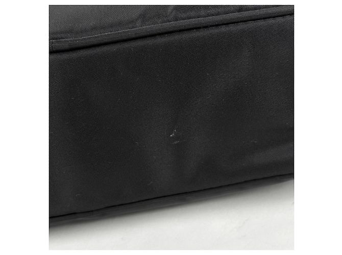 Borsa a tracolla Prada con placca logo PRADA Nero - vista 3