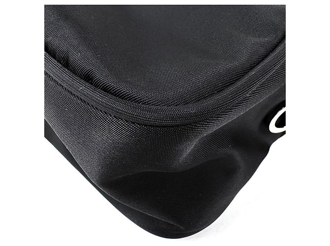 Borsa a tracolla Prada con placca logo PRADA Nero - vista 4