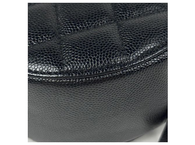 Chanel Coco Mark Round Chain Schultertasche Schwarz - Ansicht 3