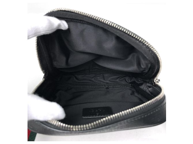 Gucci Sherry Line Umhängetasche Braun Schwarz - Ansicht 8
