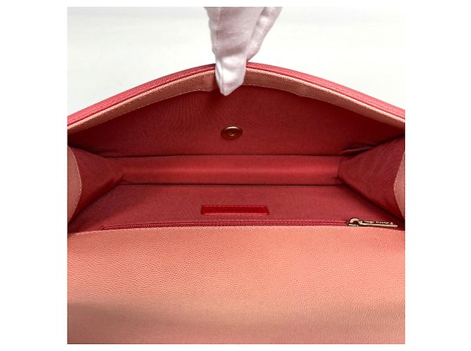 Borsa Chanel Matelassé in rosa salmone - vista 10