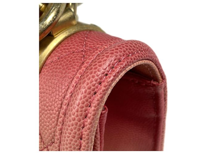 Borsa Chanel Matelassé in rosa salmone - vista 4