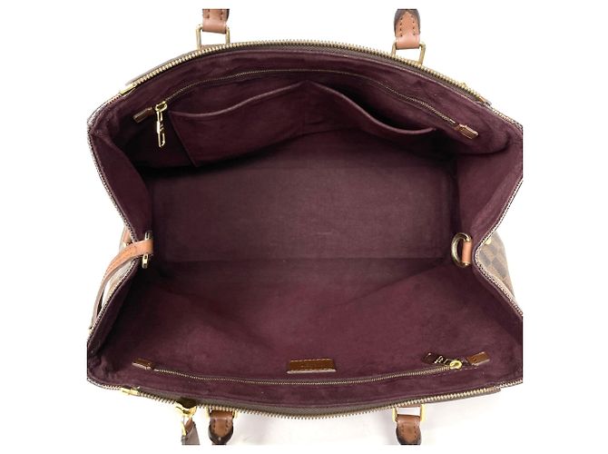 Borsa Louis Vuitton Greenwich Marrone Damier ebene - vista 10