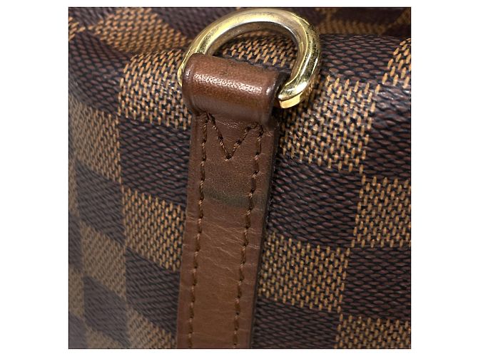 Borsa Louis Vuitton Greenwich Marrone Damier ebene - vista 4