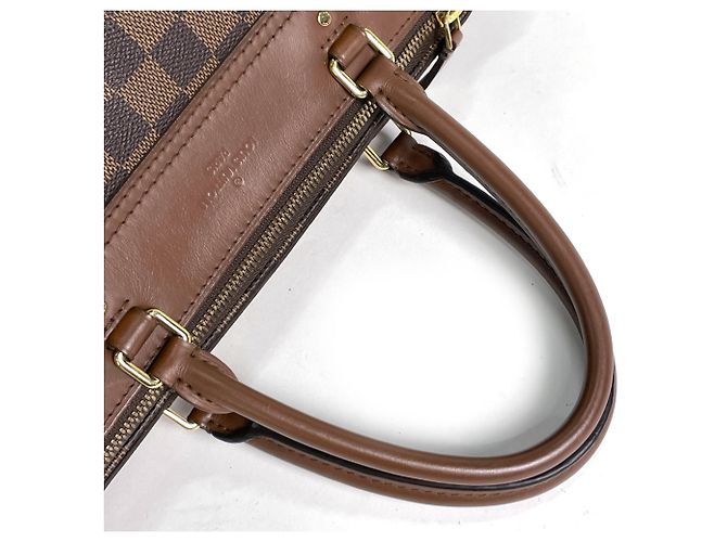 Borsa Louis Vuitton Greenwich Marrone Damier ebene - vista 7
