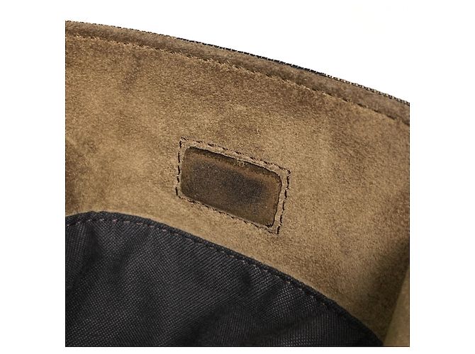 Fendi Pequin Pattern Schultertasche Braun Schwarz - Ansicht 6
