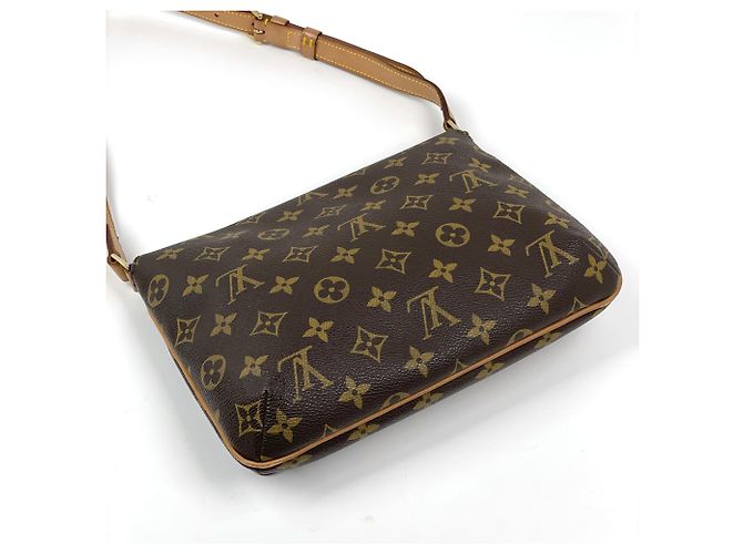 Borsa a tracolla Louis Vuitton Musette Tango Marrone Monogramma - vista 2