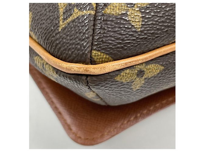 Borsa a tracolla Louis Vuitton Musette Tango Marrone Monogramma - vista 3