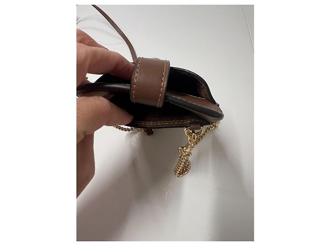Coach Borsa Smartphone e Porta Carte Monogram Marrone - vista 9
