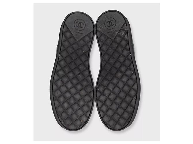 Scarpe Derby con lacci Chanel Argento - EU 36 Usate - vista 4
