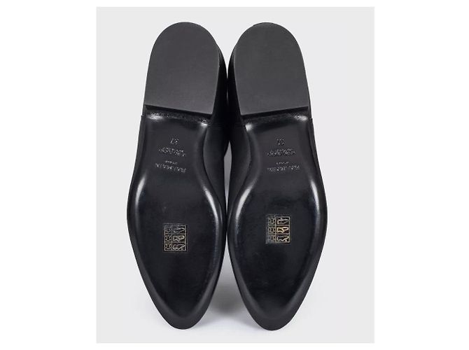 Balmain Royce Lederstiefel Schwarz & Weiß EU 37 Gebraucht - Ansicht 5