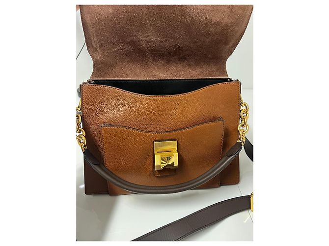 Furla Borsa a Tracolla in Pelle Marrone - vista 12
