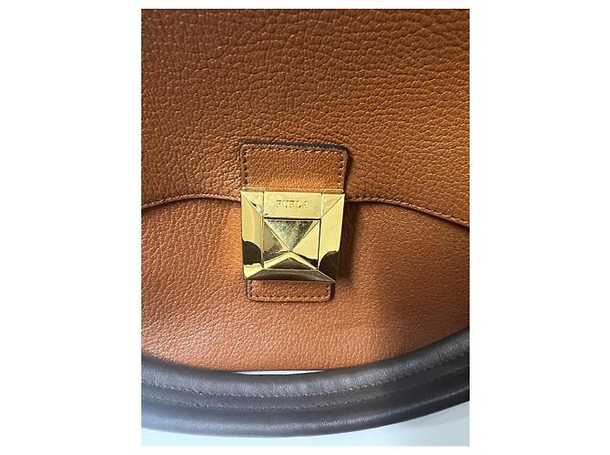 Furla Borsa a Tracolla in Pelle Marrone - vista 14