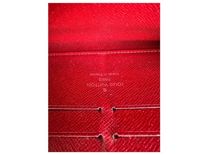 Vintage Louis Vuitton Epi Leder Zippy Wallet Rot Silber - Ansicht 5