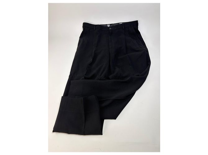 Medusa Abito Vintage Versace da Uomo in Misto Lana Nero XL - vista 9