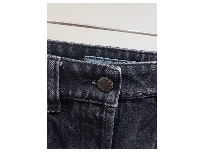 Vaqueros Prada de Denim con Parche Logo Triangular Multicolor - vista 2